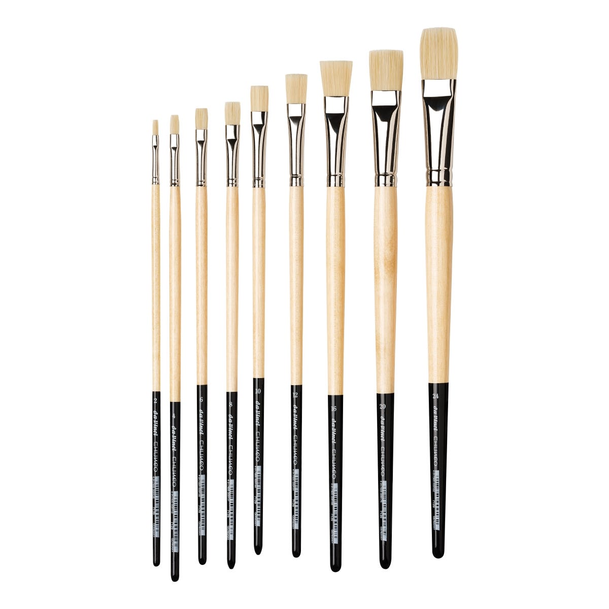 Da Vinci Chuneo 7129 Synthetic Flat Brushes