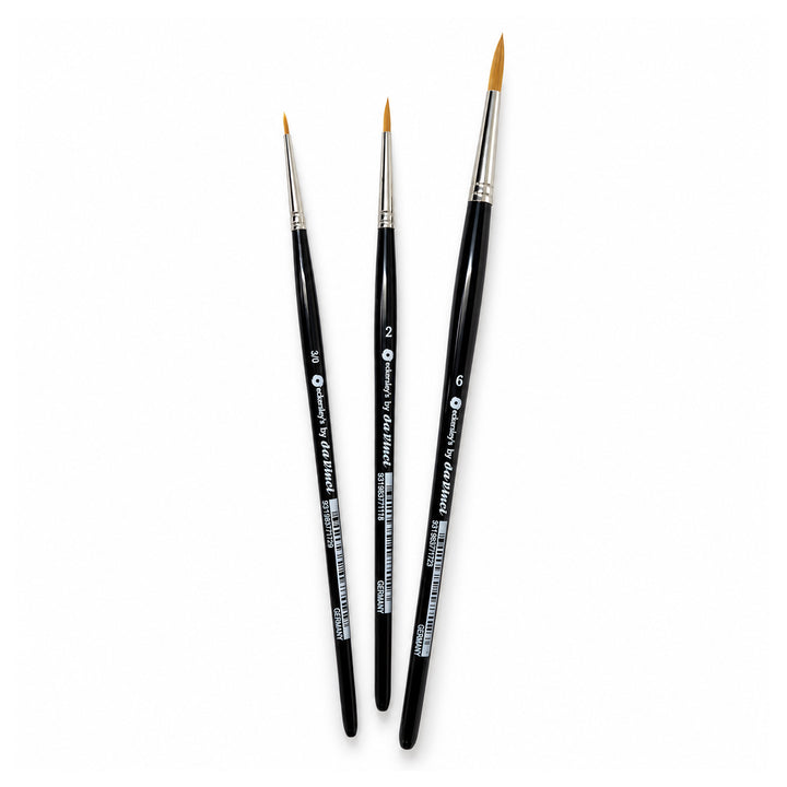 da Vinci X Eckersley's Nova Synthetic 1570 Round Brushes
