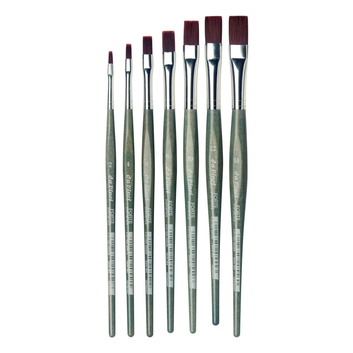 Da Vinci Forte 364 Synthetic Flat Brushes