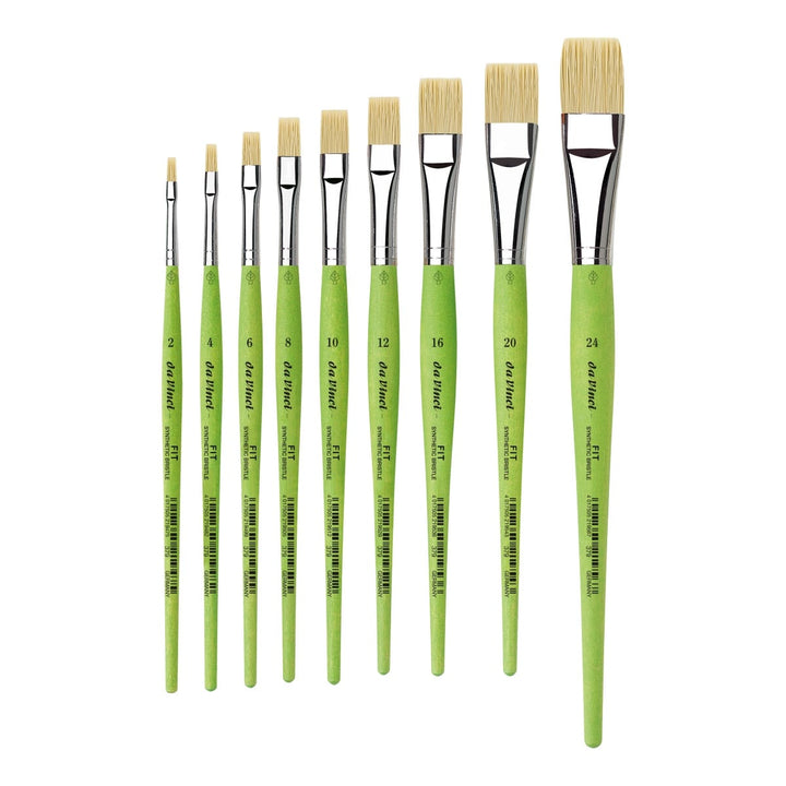 Da Vinci Fit 379 Synthetic Bristle Flat Brushes