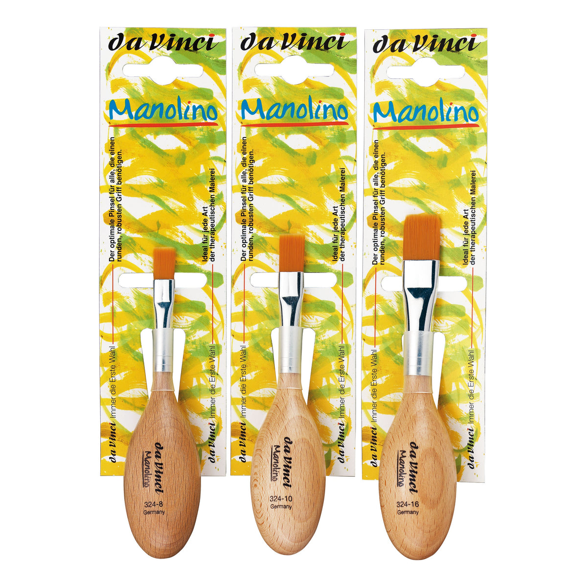 Da Vinci Manolino 324 Synthetic Flat Brushes