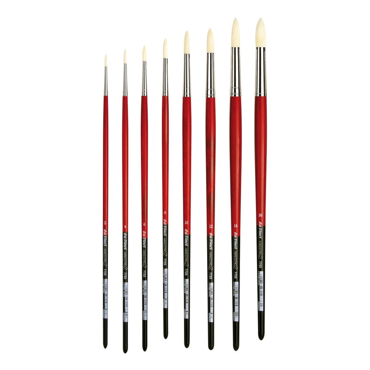 Da Vinci Maestro2 7723 Hog Round Brushes