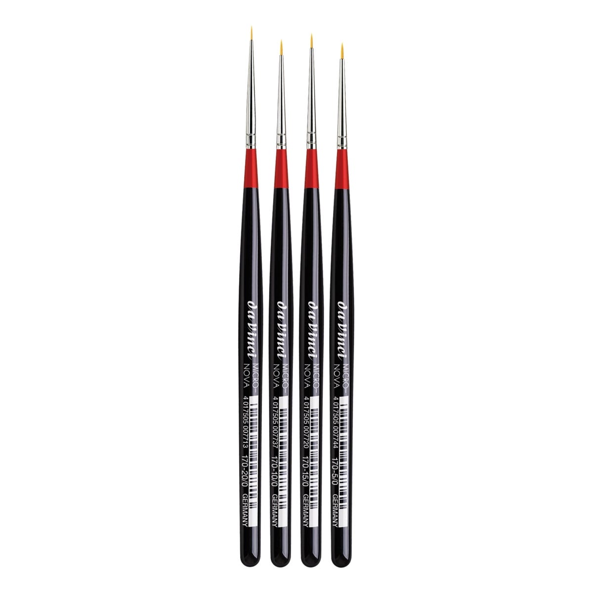 Da Vinci Micro Nova 170 Golden Synthetic Pointed Brushes