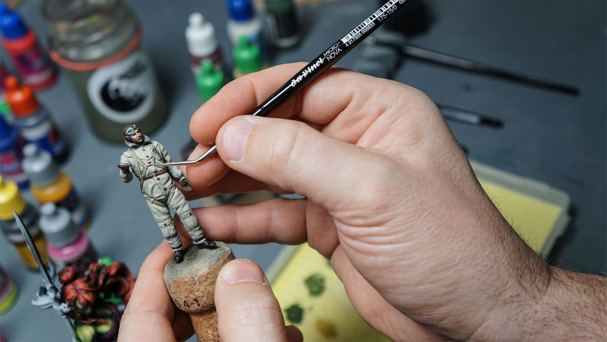 Da Vinci Micro Nova 175 Golden Synthetic Angled Brushes
