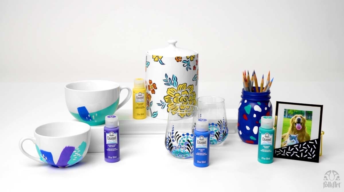 FolkArt Enamel Glass Paints 59ml