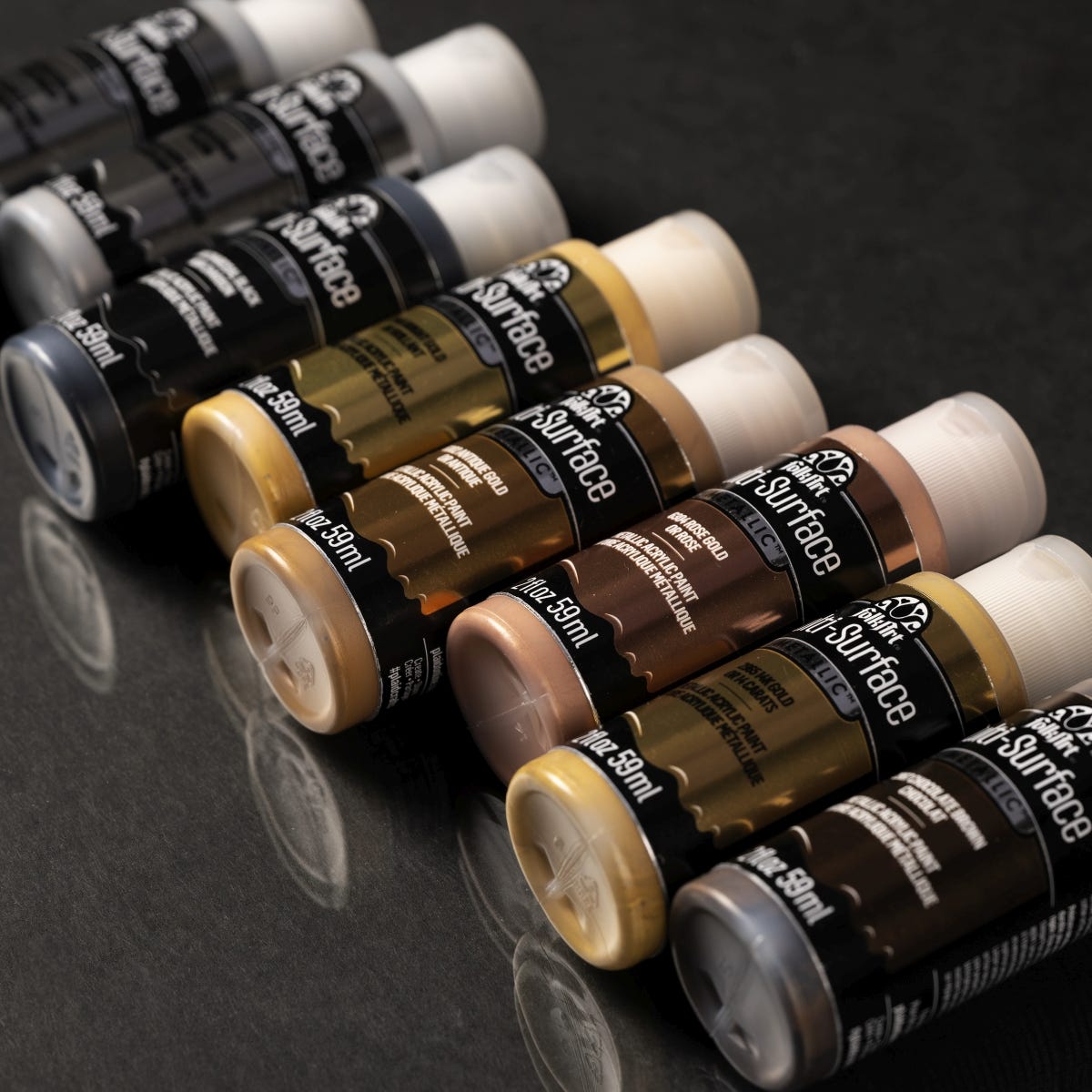 FolkArt Metallic Acrylic Paints 59ml