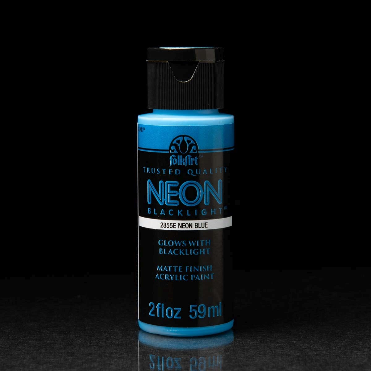 FolkArt Neon Blacklight Acrylic Paints 59ml
