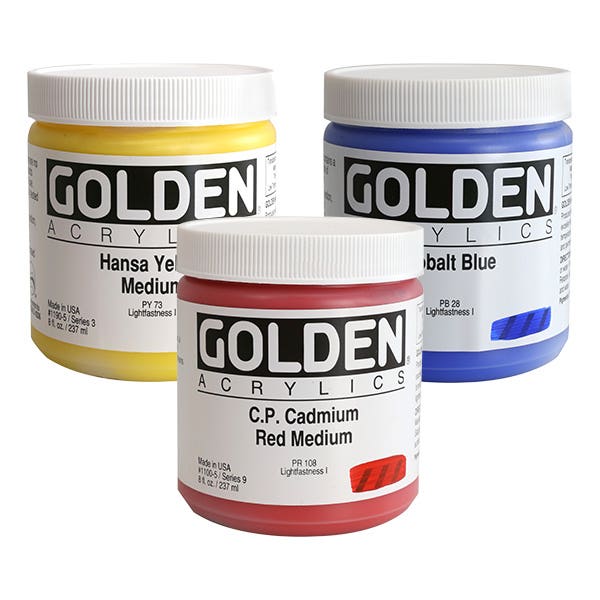GOLDEN Heavy Body Artist Acrylic Paints 237ml