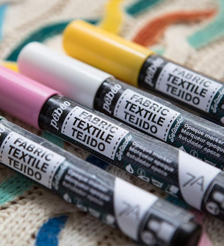 25% Off Pebeo Fabric Markers & Sets