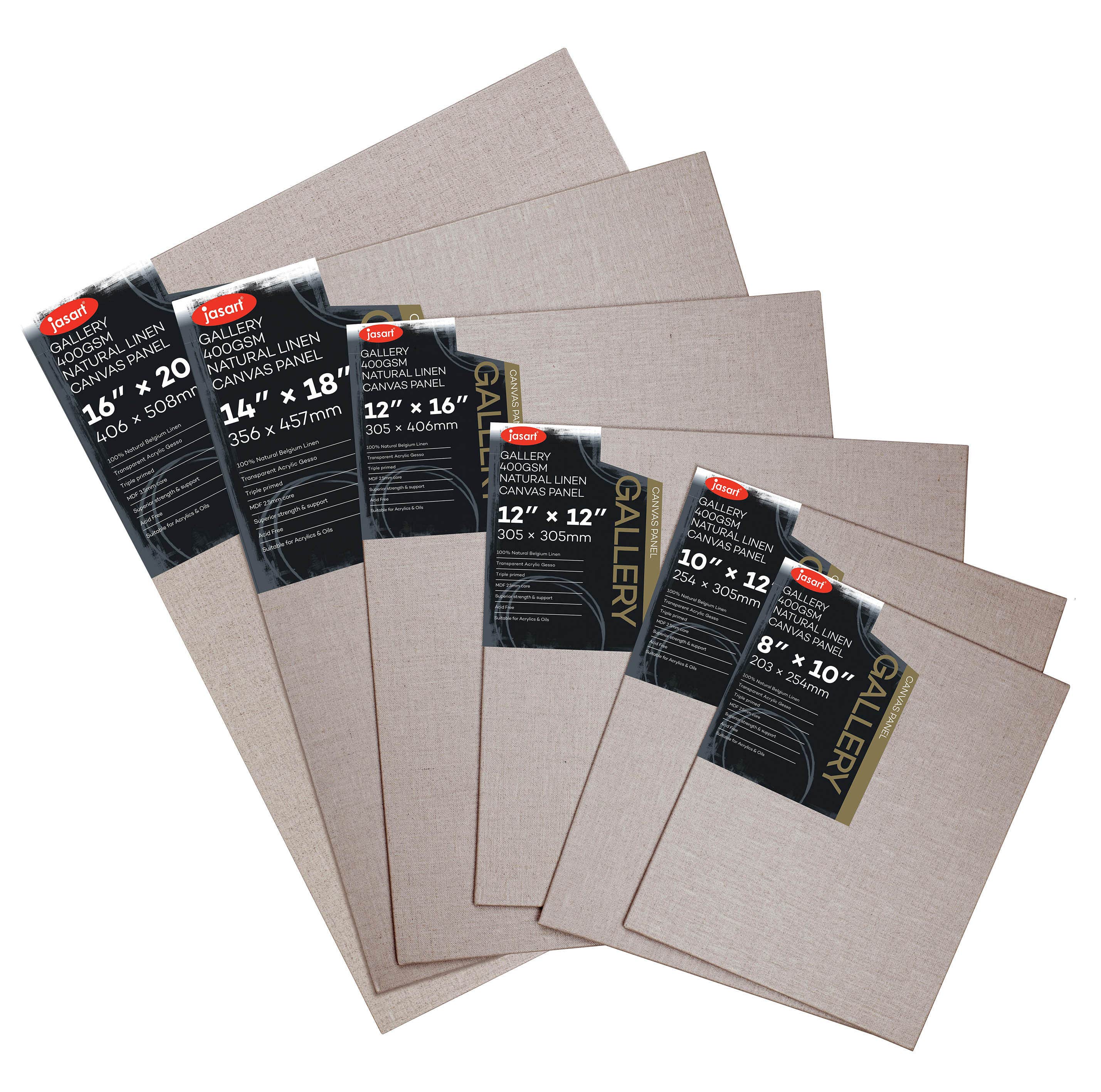 Jasart Gallery Linen Canvas Board