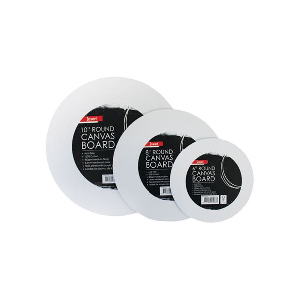 Jasart Round Canvas Boards