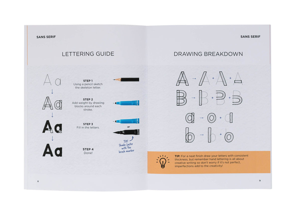 Manuscript Class Teach Yourself Lettering Kit