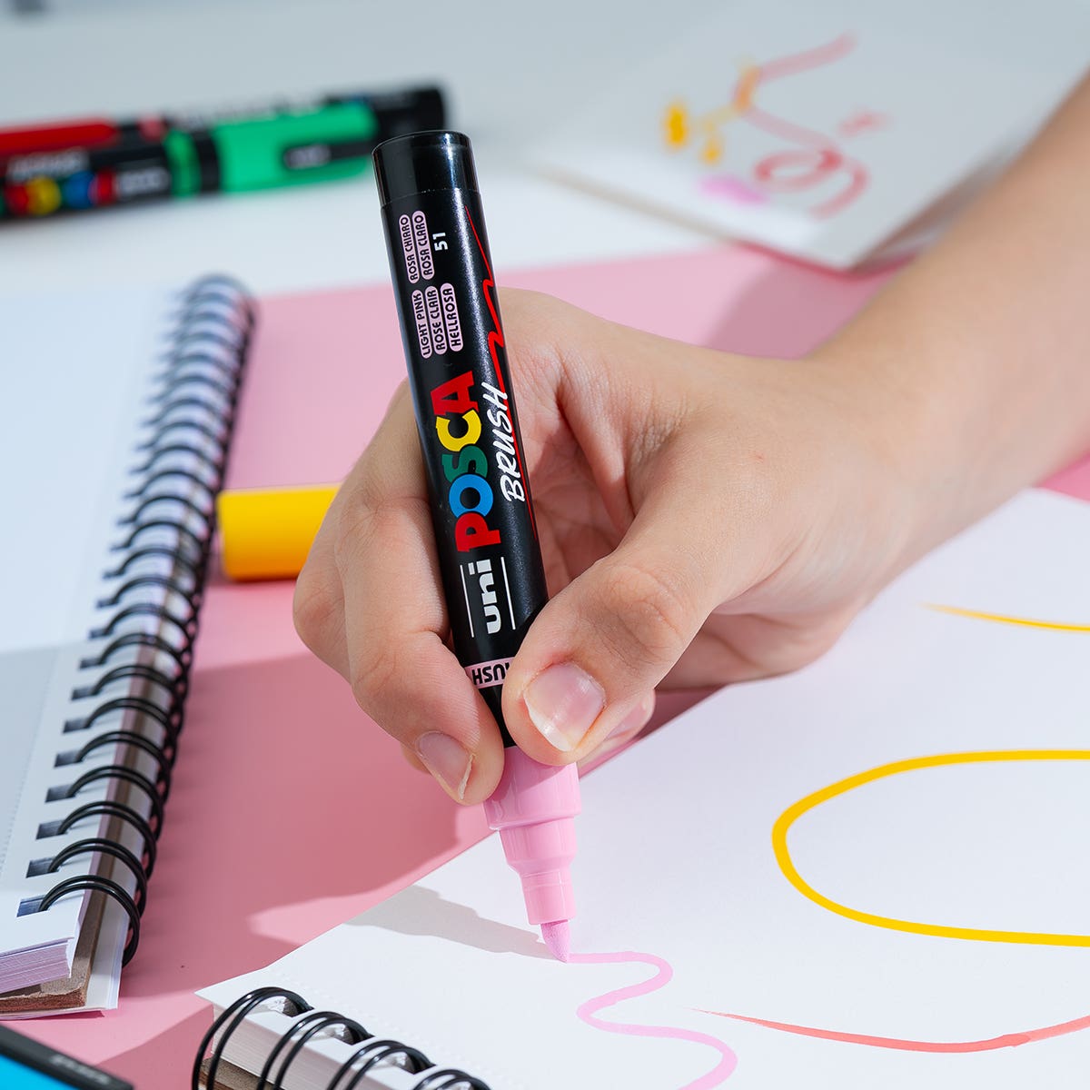 Posca Marker Medium Brush (PC-5BR) Set 16