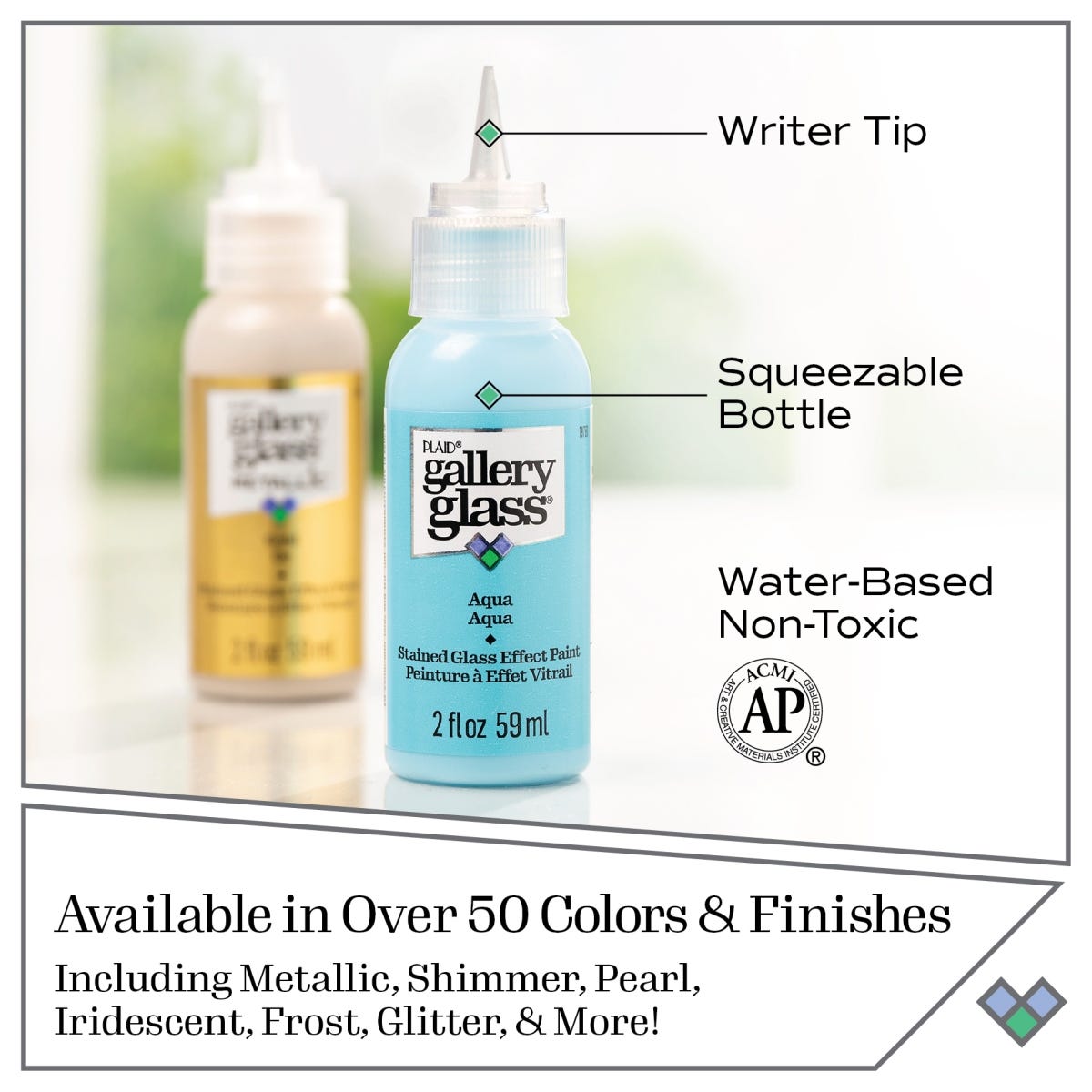 Plaid Gallery Glass Paints 59ml
