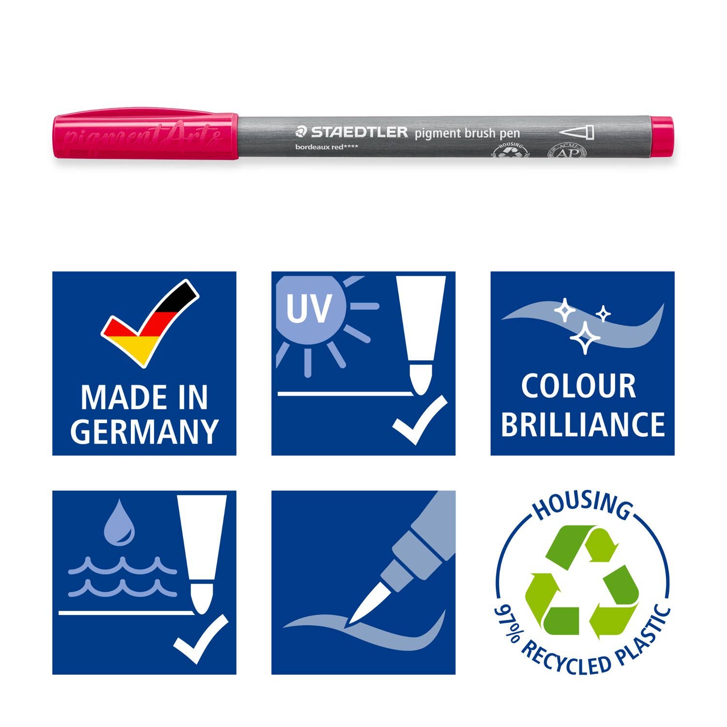 STAEDTLER Pigment Arts Brush Pen Pastel Colours Sets