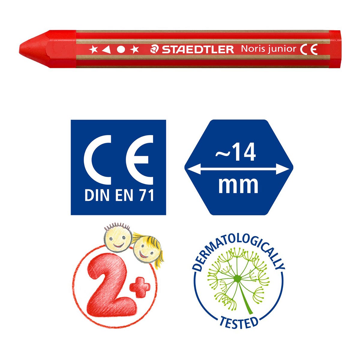 STAEDTLER Noris Junior Wax Crayon Sets