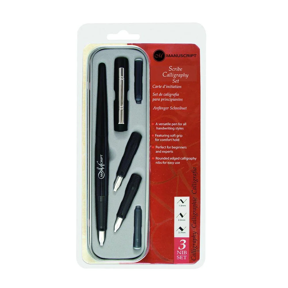 Manuscript Scribe Calligraphy 3 Nib Set