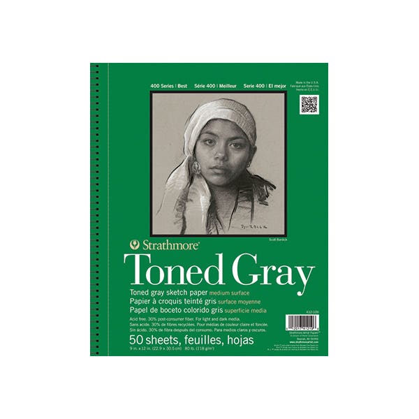 Strathmore Series 400 Wire Bound Toned Sketch Pads