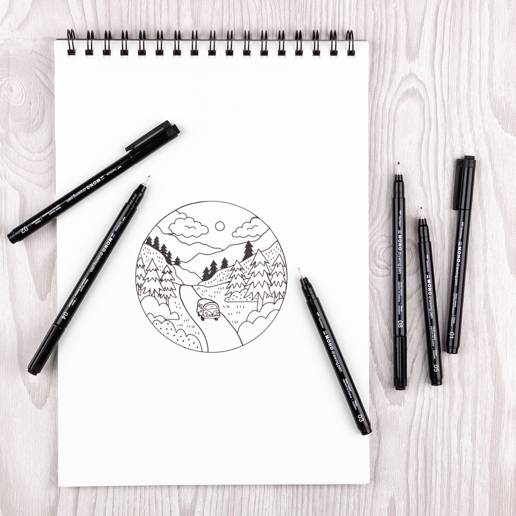 Tombow Mono Drawing Pens
