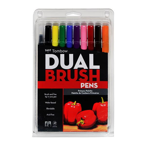 Tombow Dual Brush Pen Sets of 10