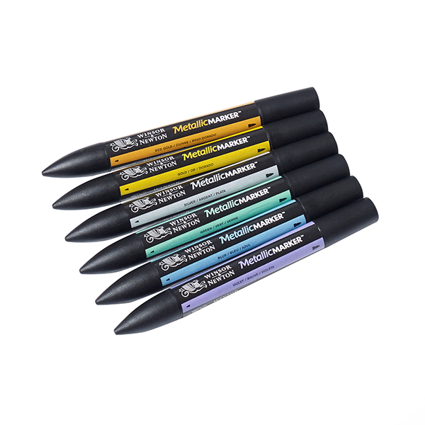 Winsor & Newton Metallic Markers Set