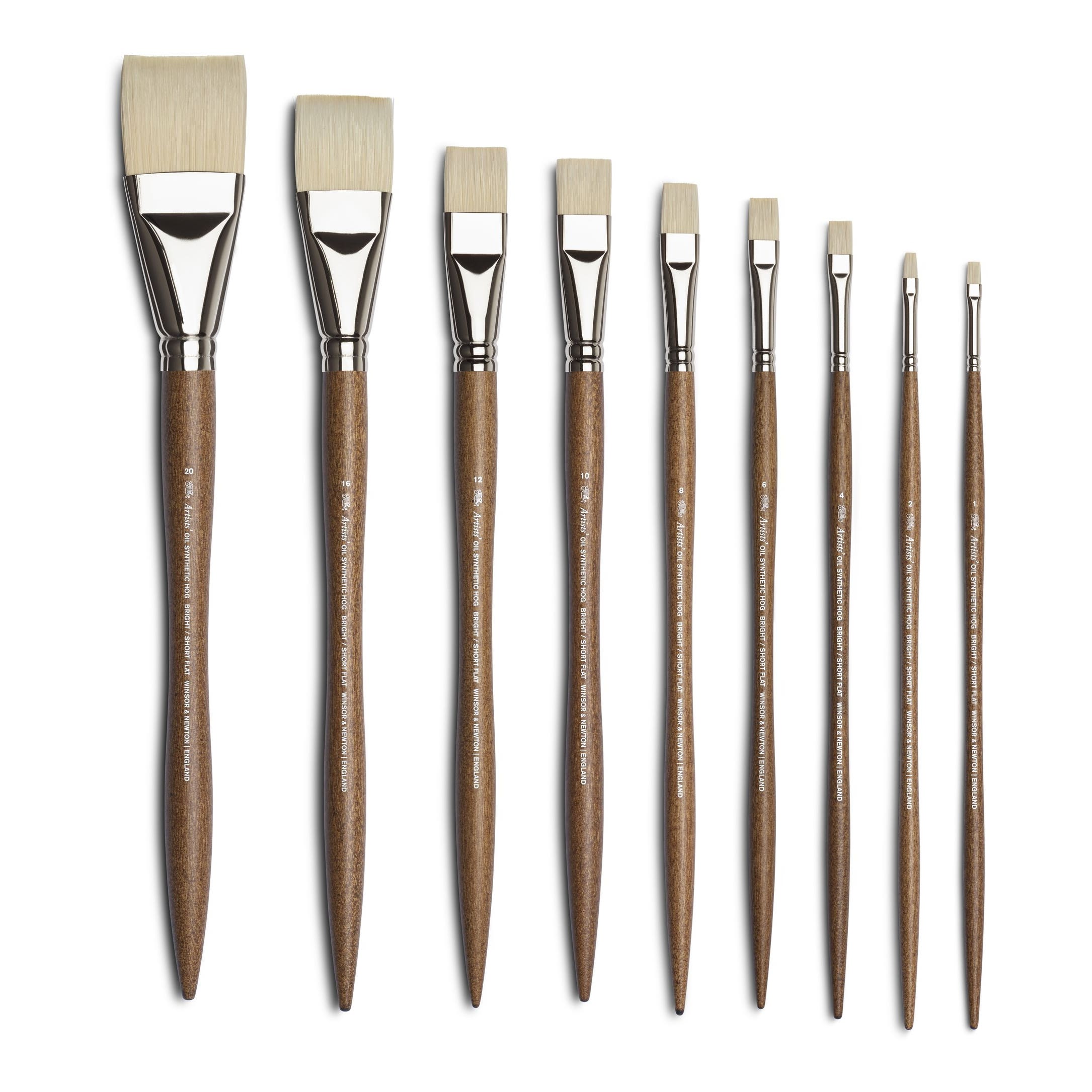 Winsor & Newton Artists' Oil Synthetic Hog Bright Brushes