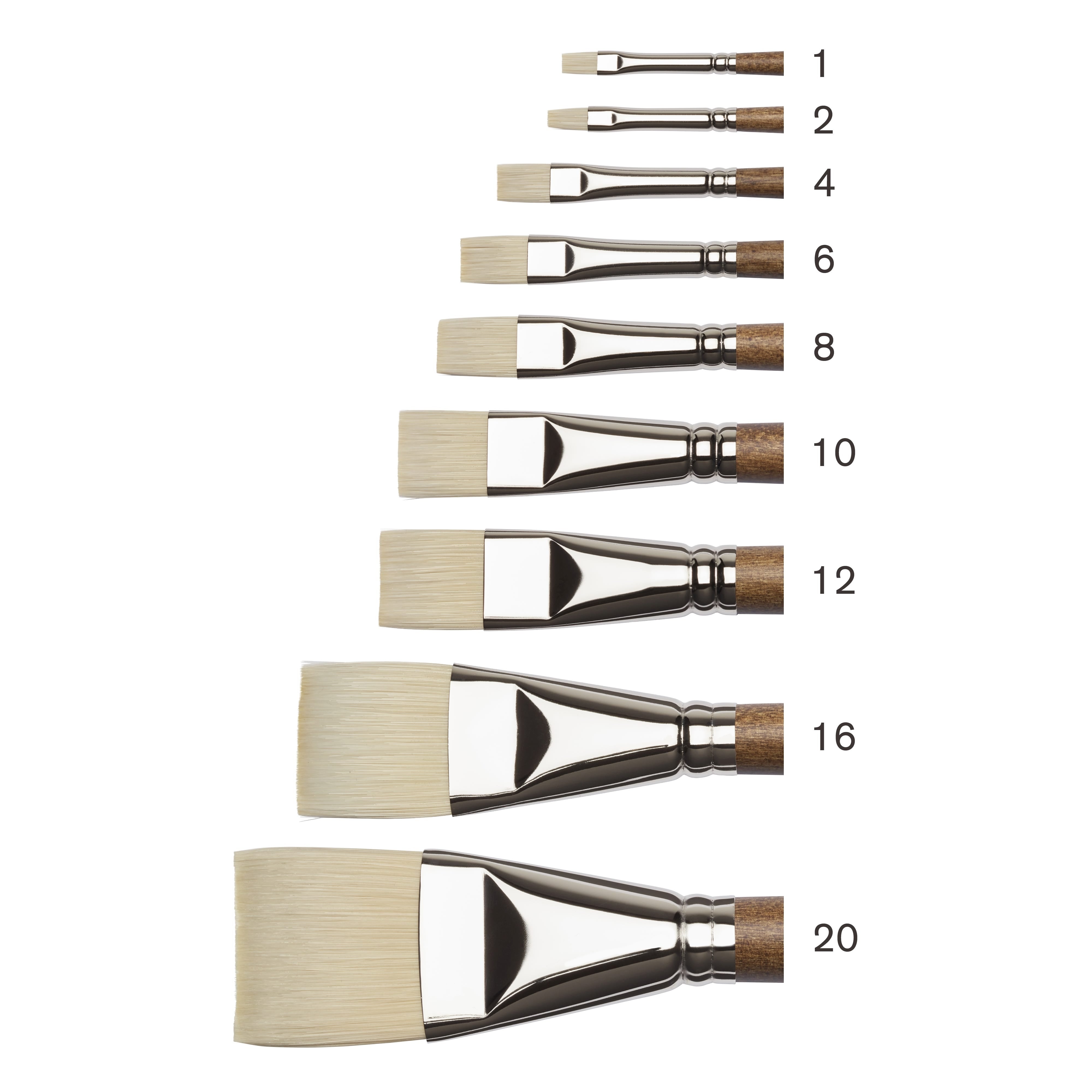 Winsor & Newton Artists' Oil Synthetic Hog Bright Brushes
