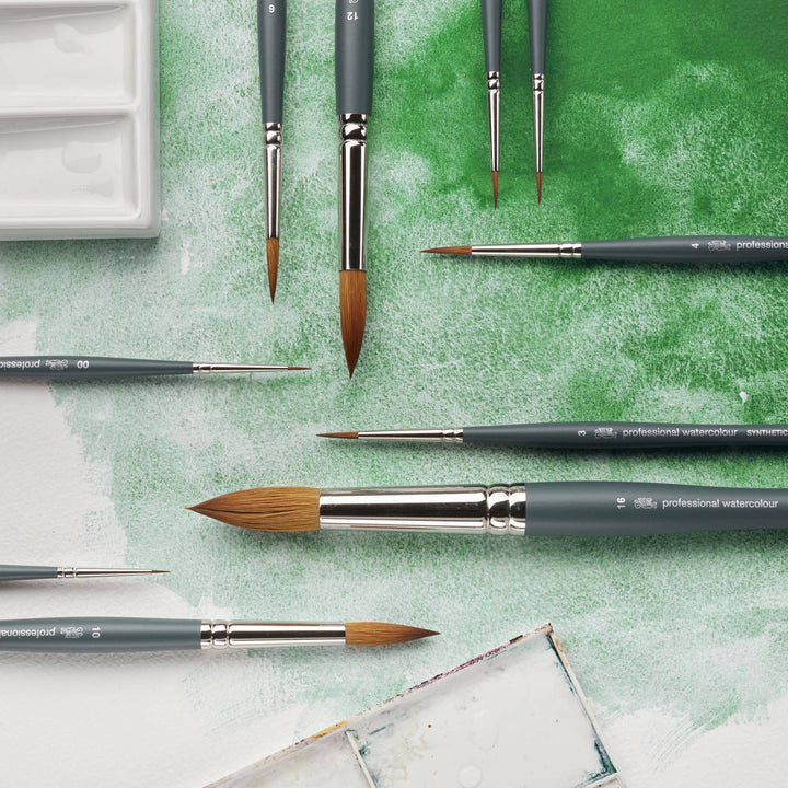 Winsor & Newton Professional Watercolour Synthetic Sable Round Brushes