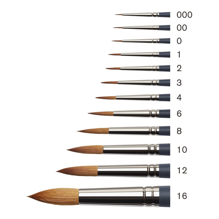 Winsor & Newton Professional Watercolour Synthetic Sable Round Brushes