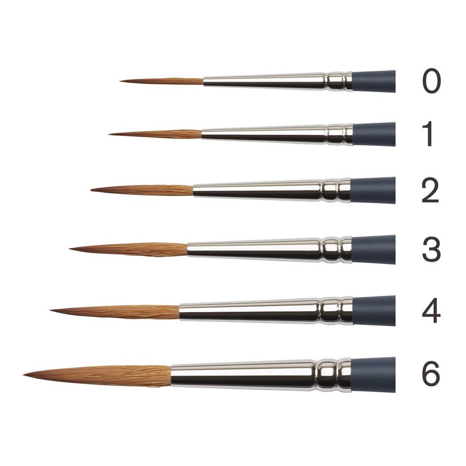 Winsor & Newton Professional Watercolour Synthetic Sable Rigger Brushes
