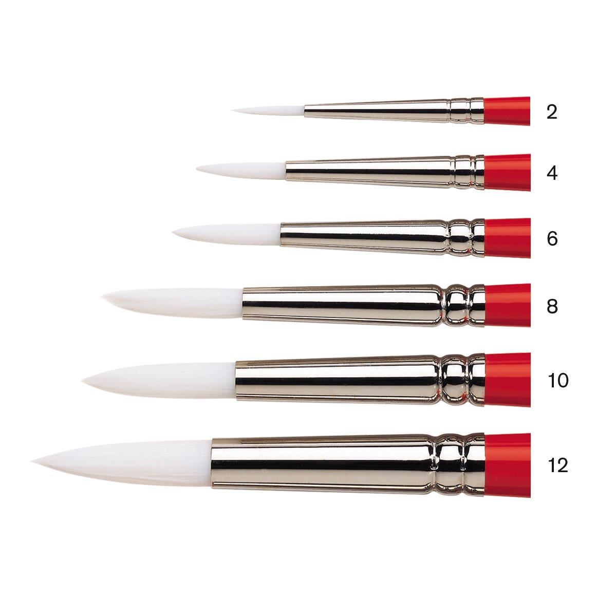 Winsor & Newton University 235 Synthetic Long Handle Round Brushes