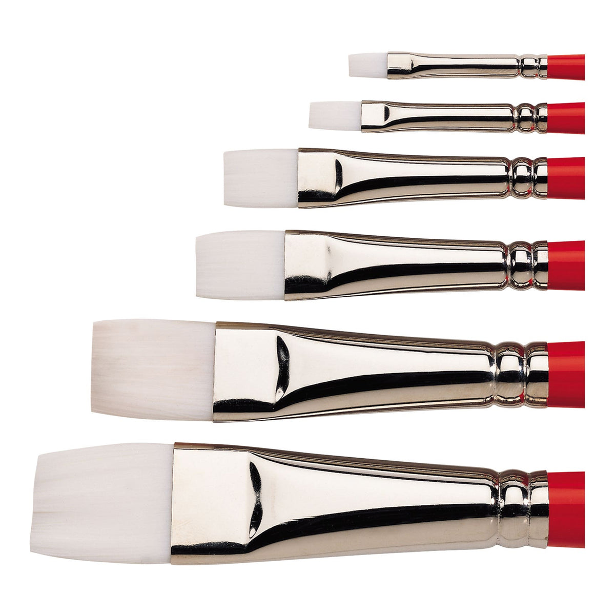 Winsor & Newton University 237 Synthetic Long Handle Flat Brushes