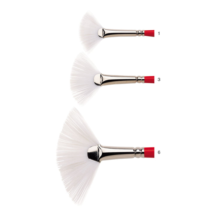 Winsor & Newton University 238 Synthetic Long Handle Fan Brushes