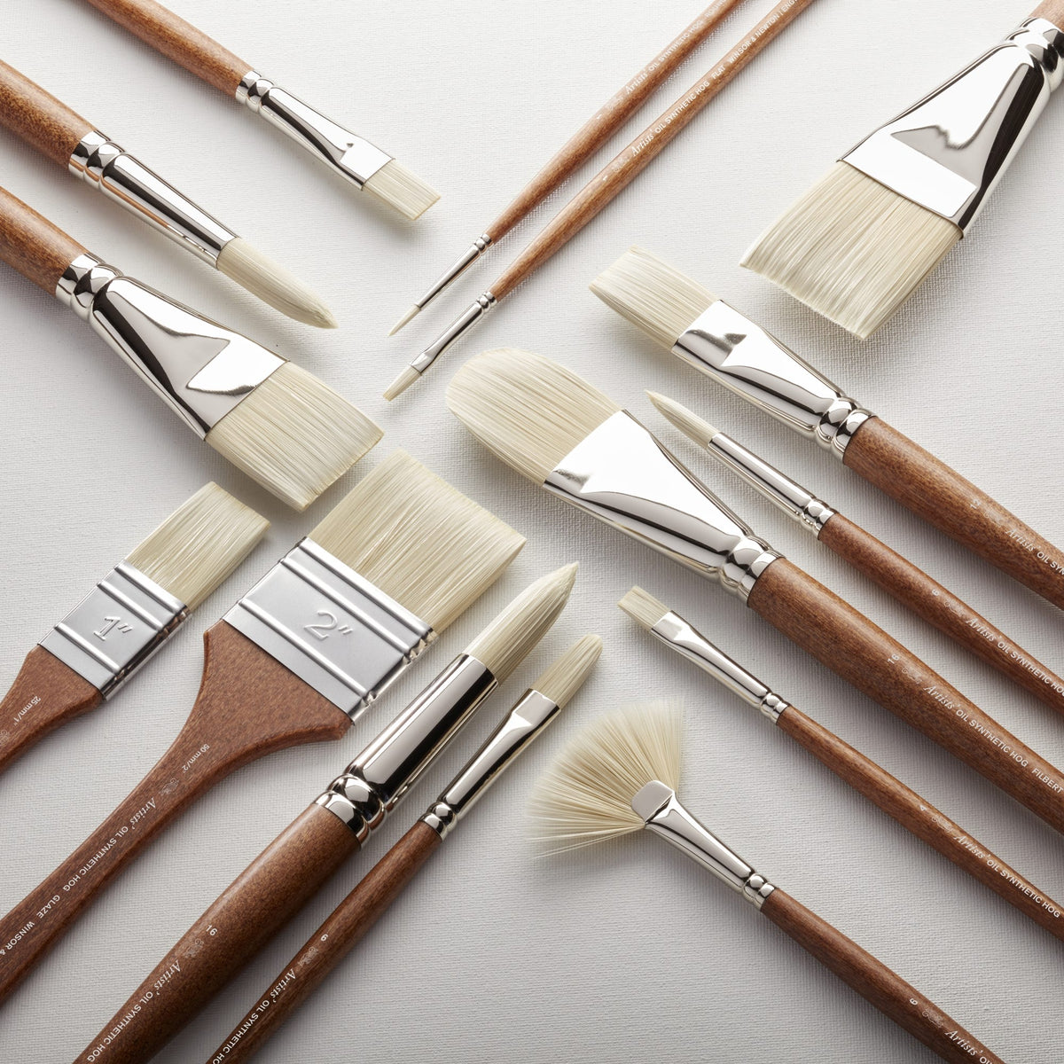 Winsor & Newton Artists' Oil Synthetic Hog Glaze Brushes
