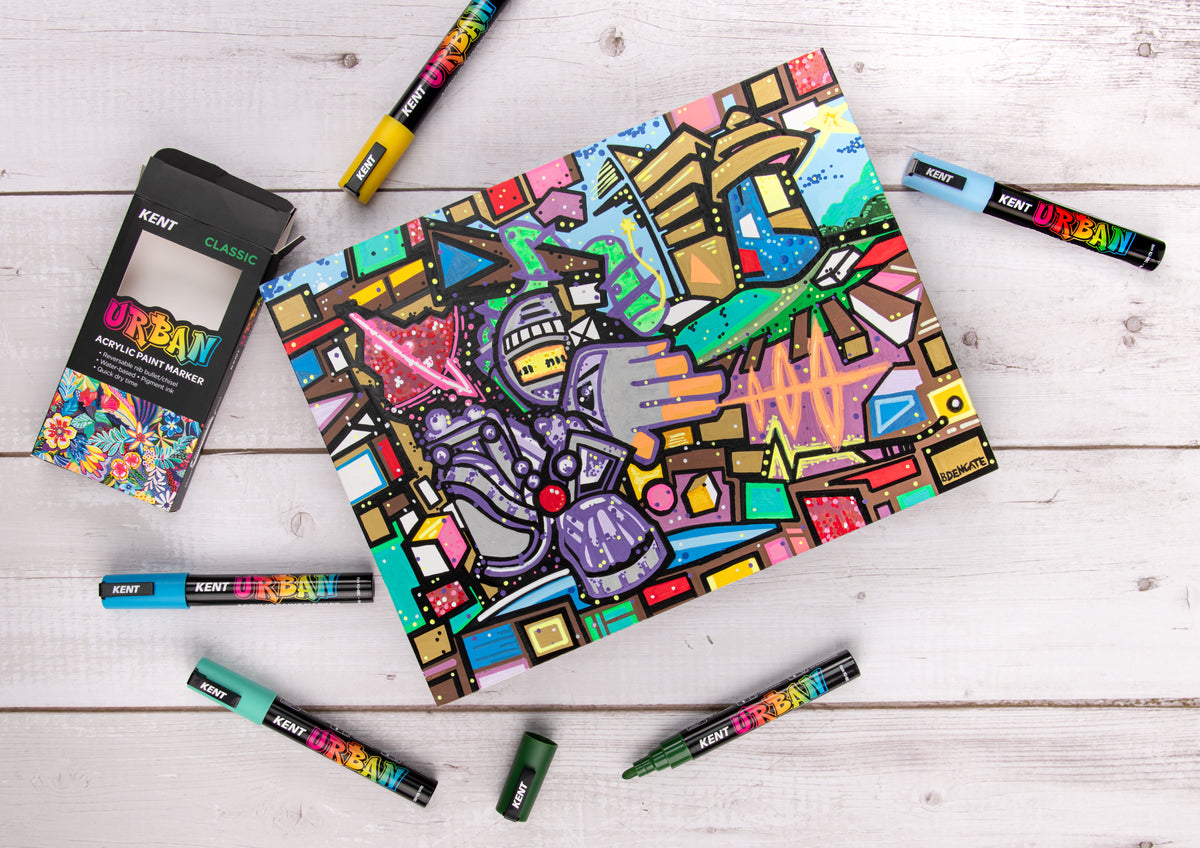 Kent Urban Paint Marker 3mm Nib Icon Sets