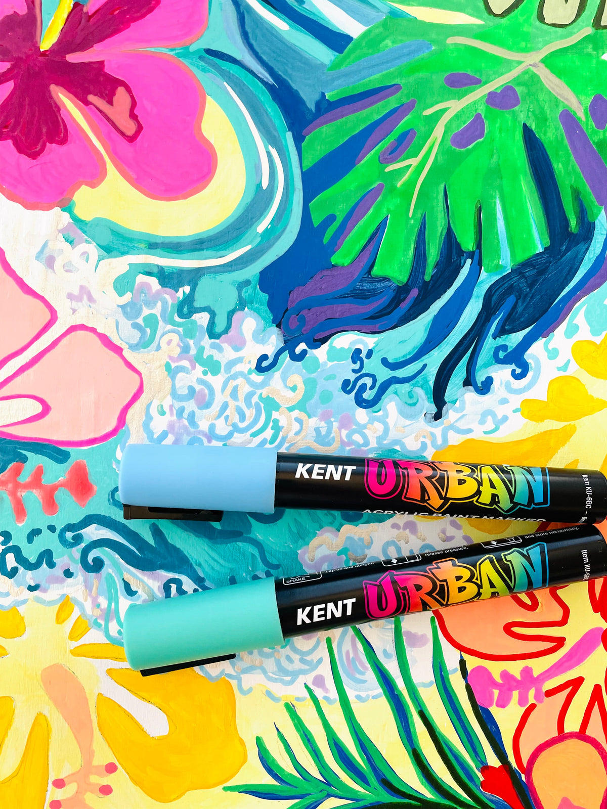 Kent Urban Paint Marker 6mm Nib Fluoro Set