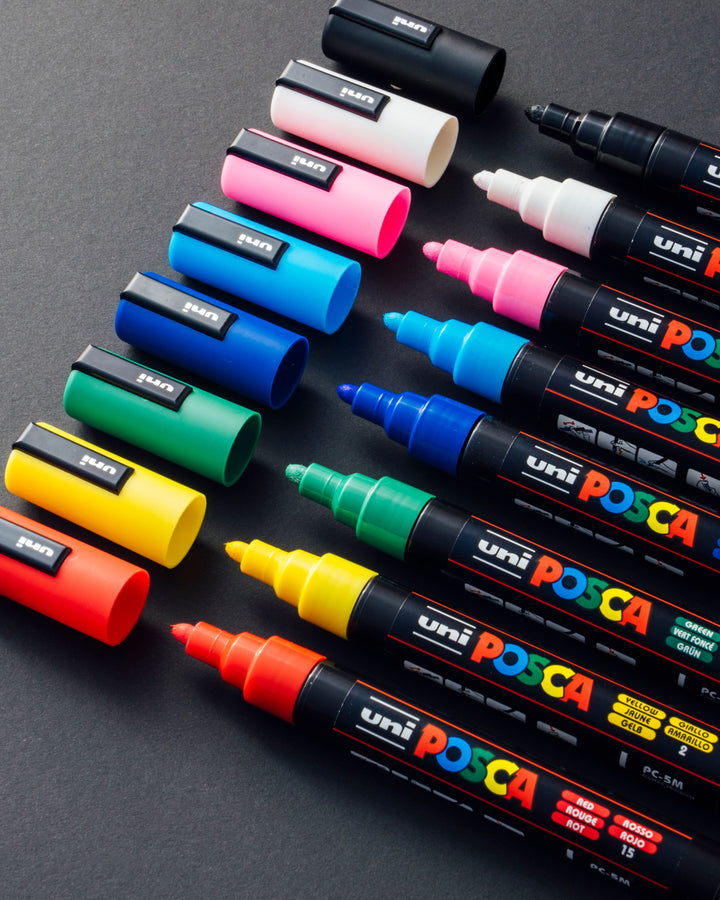 Posca Marker Medium (PC-5M) Sets of 8